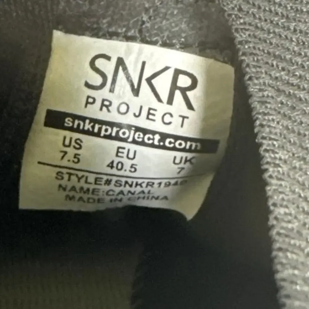 SNKR project mens canal sneaker snkr1940 size 7.5